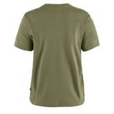 Fjallraven Womens Lush Logo T-shirt Green - Parasol Store