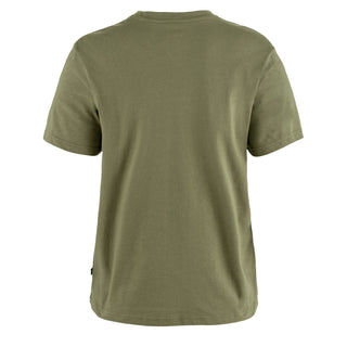 Fjallraven Womens Lush Logo T-shirt Green - Parasol Store