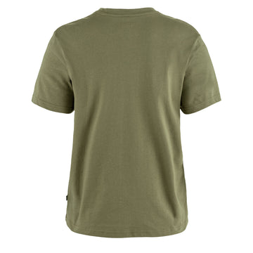 Fjallraven Womens Lush Logo T-shirt Green - Parasol Store