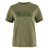 Fjallraven Womens Lush Logo T-shirt Green - Parasol Store