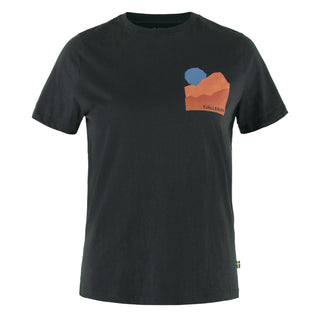 Fjallraven Womens Nature T-Shirt Black - Parasol Store
