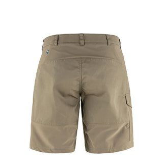 Fjallraven Womens Nikka Curved Shorts Suede Brown - Parasol Store