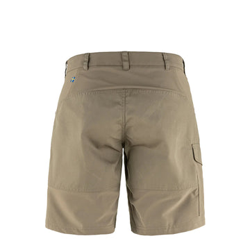 Fjallraven Womens Nikka Curved Shorts Suede Brown - Parasol Store