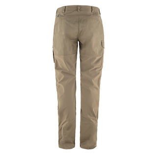 Fjallraven Womens Nikka Curved Trousers Suede Brown - Parasol Store