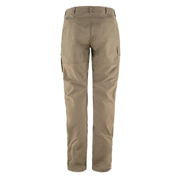 Fjallraven Womens Nikka Curved Trousers Suede Brown - Parasol Store