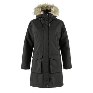 Fjallraven Womens Nuuk Lite Parka Black - Parasol Store