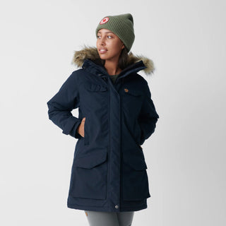 Fjallraven Womens Nuuk Parka Dark Navy - Parasol Store