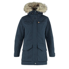 Fjallraven Womens Nuuk Parka Dark Navy - Parasol Store