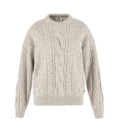 Fjallraven Womens Ovik Cable Knit Chalk White