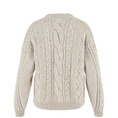 Fjallraven Womens Ovik Cable Knit Chalk White