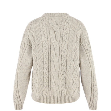 Fjallraven Womens Ovik Cable Knit Chalk White