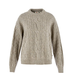 Fjallraven Womens Ovik Cable Knit Fog