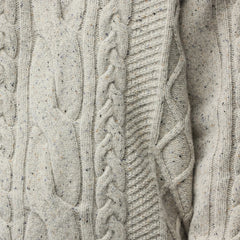 Fjallraven Womens Ovik Cable Knit Fog