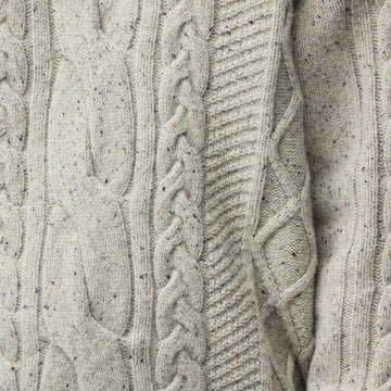 Fjallraven Womens Ovik Cable Knit Fog