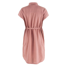 Fjallraven Womens Ovik Hemp Dress Dusty Rose - Parasol Store