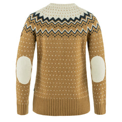 Fjallraven Womens Ovik Knit Sweater Buckwheat Brown / Chalk White - Parasol Store