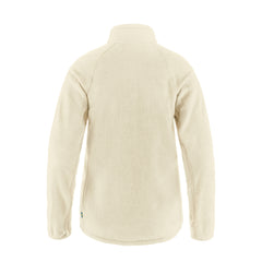 Fjallraven Womens Ovik Lite Fleece Half Zip Chalk White - Parasol Store