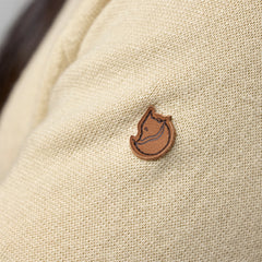 Fjallraven Womens Ovik Lite Half Zip Light Beige - Parasol Store