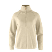 Fjallraven Womens Ovik Lite Half Zip Light Beige