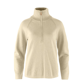 Fjallraven Womens Ovik Lite Half Zip Light Beige