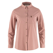 Fjallraven Womens Ovik Lite Shirt LS Dusty Rose - Parasol Store