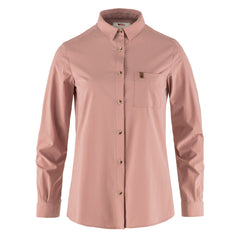 Fjallraven Womens Ovik Lite Shirt LS Dusty Rose - Parasol Store