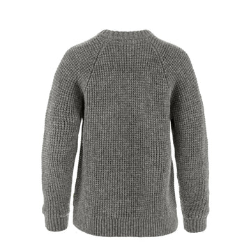 Fjallraven Womens Ovik Waffle Knit Grey - Parasol Store