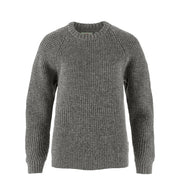 Fjallraven Womens Ovik Waffle Knit Grey - Parasol Store