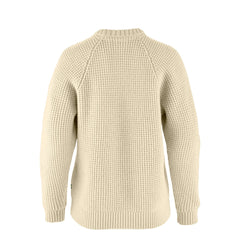 Fjallraven Womens Ovik Waffle Knit Light Beige - Parasol Store