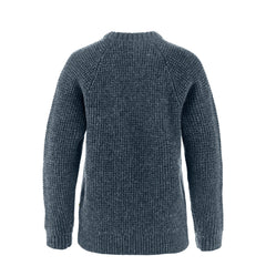 Fjallraven Womens Ovik Waffle Knit Navy - Parasol Store