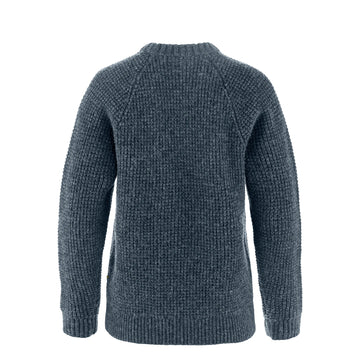 Fjallraven Womens Ovik Waffle Knit Navy - Parasol Store