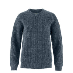 Fjallraven Womens Ovik Waffle Knit Navy - Parasol Store