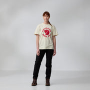 Fjallraven Womens Relaxed T-shirt Chalk White - Parasol Store