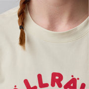 Fjallraven Womens Relaxed T-shirt Chalk White - Parasol Store