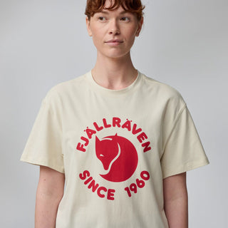 Fjallraven Womens Relaxed T-shirt Chalk White - Parasol Store