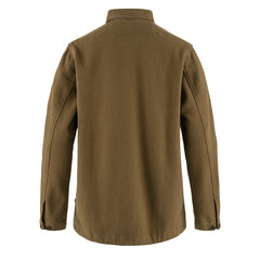 Fjallraven Womens Singi Flannel Overshirt Wood Brown - Parasol Store