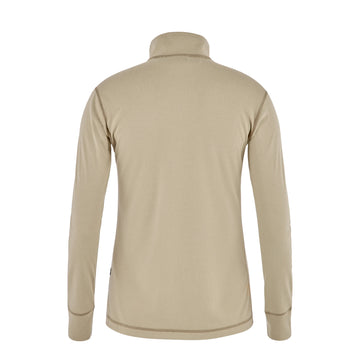 Fjallraven Womens Skare Half Zip Microfleece Fossil