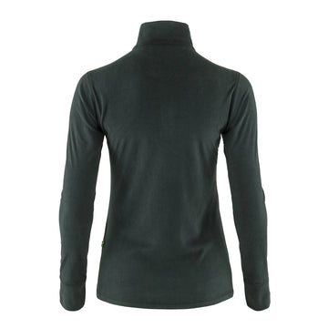 Fjallraven Womens Skare Microfleece Half Zip Black - Parasol Store