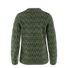 Fjallraven Womens Snow Round Neck Sweater Deep Forest - Parasol Store
