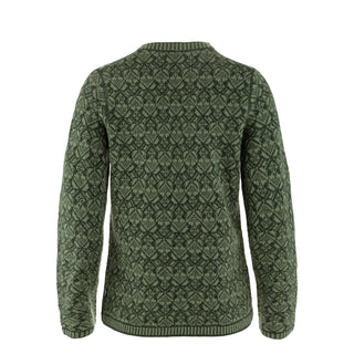 Fjallraven Womens Snow Round Neck Sweater Deep Forest - Parasol Store