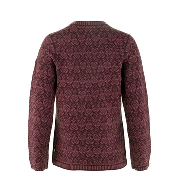 Fjallraven Womens Snow Round Neck Sweater Port - Parasol Store