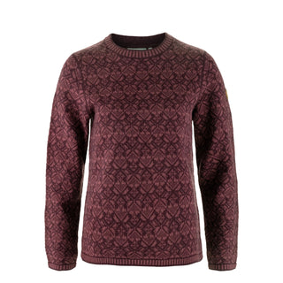 Fjallraven Womens Snow Round Neck Sweater Port - Parasol Store