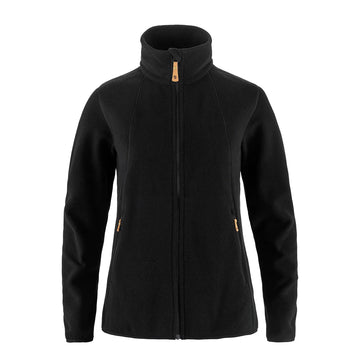 Fjallraven Womens Stina Fleece Black - Parasol Store