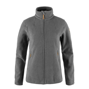Fjallraven Womens Stina Fleece Dark Grey - Parasol Store