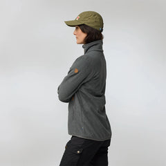 Fjallraven Womens Stina Fleece Dark Grey - Parasol Store