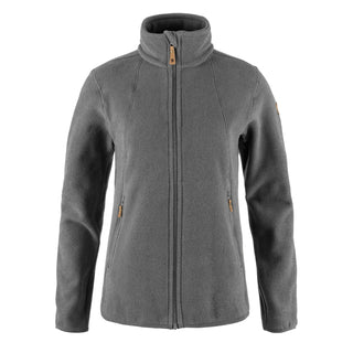 Fjallraven Womens Stina Fleece Dark Grey - Parasol Store