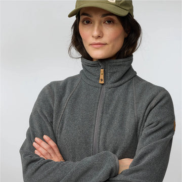 Fjallraven Womens Stina Fleece Dark Navy - Parasol Store