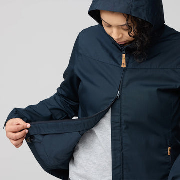 Fjallraven Womens Stina Jacket Fossil - Parasol Store
