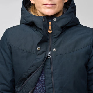 Fjallraven Womens Stina Padded Jacket Dark Navy - Parasol Store