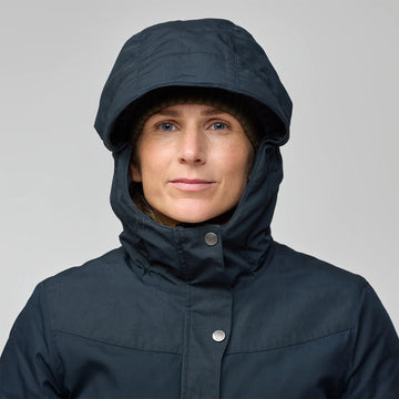 Fjallraven Womens Stina Padded Jacket Dark Navy - Parasol Store